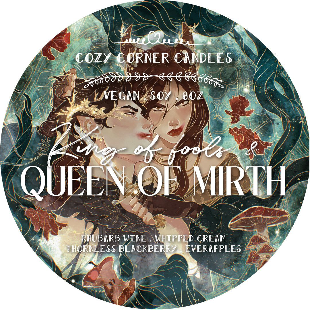 King of Fools & Queen of Mirth – Cozy Corner Candles